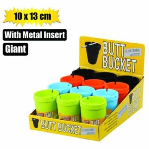 Ashtray Plastic Tub Giant 10 x 13cm Assorted