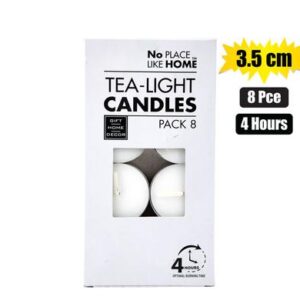 Candle Tea-light White 3.5cm box-8