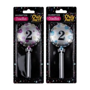 Birthday Candle Balloon Round -2 – Assorted