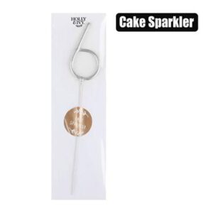 Holly & Ivy Birthday Candle Sparkles number-6