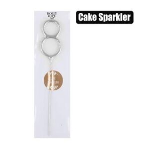 Holly & Ivy Birthday Candle Sparkles number-8