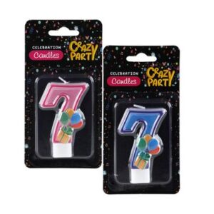 Birthday Candle Single number-7 Kiddies
