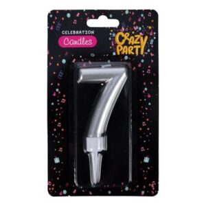 Birthday Candle Large Foil number-7