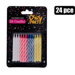 Birthday Candle Plain 24-piece