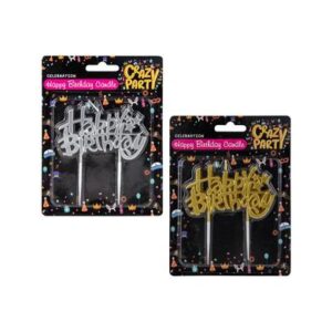 Birthday Candle Letter Assorted