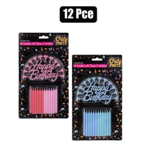 Birthday Candle 12 C/holders & Frame