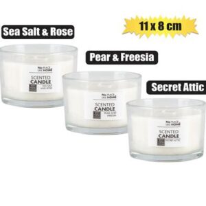 Candle in Glass Round 11 x 8cm Scented