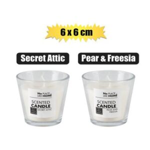 Candle in Glass Round 6 x 6cm Scented
