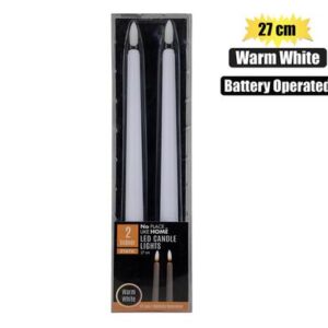 Candle Artifical 2 LED Warm White 27cm Bo