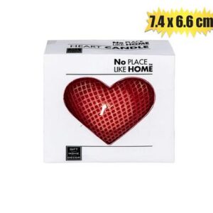 Candle Heart 7.4 x 6.6cm