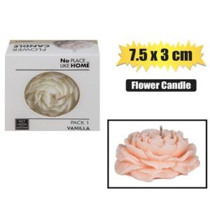 Candle Flower 7.5 x 3cm – Assorted