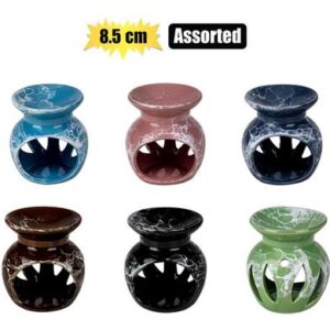 Oil-burner Ceramic 8.5cm Assorted