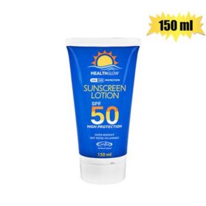 Health Glow Sunscreen Lotion Spf 50 150ml Tube