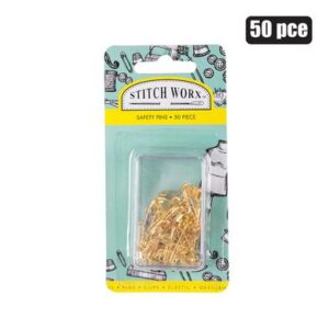 Stitch Worx Haberdashery Safety Pins 50-piece Small