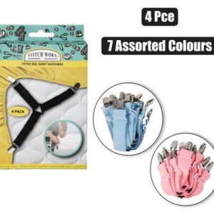 Stitch Worx Haberdashery Fitted Sheet Fastners 4-piece