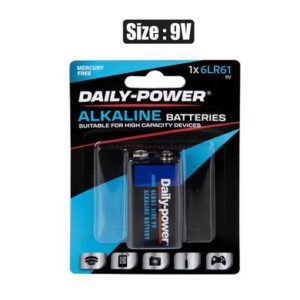 Daily Power Batteries Batteries Alkaline size:9volt/6lr 61 1-piece