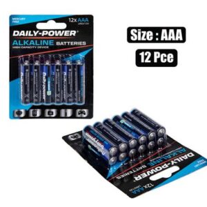 Daily Power Batteries Batteries Alkaline Size:aaa / Lr 03 12-piece