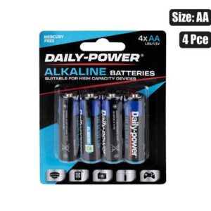Daily Power Batteries Batteries Alkaline Size:aa / Lr 6 4-piece