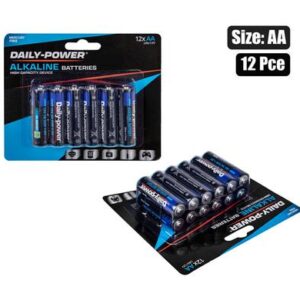 Daily Power Batteries Batteries Alkaline Size:aa / Lr 6 12-piece