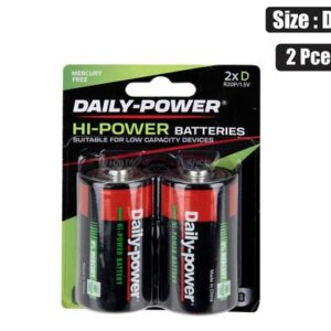 Daily Power Batteries Batteries H/power Size:d / r20p 2-piece