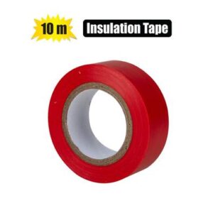 Zenith Electrical Ins-tape Plastic Red 19mmx 10m