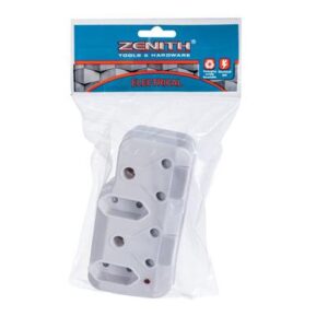 Plug-adaptor 2 x 16a & 2 x 2pin Pwr-on Zenith