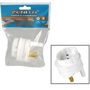 Plug Eurodaptor 2-pin-shuko Zenith