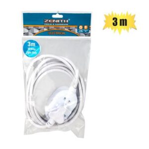 Extension-cord 3m Janus 10a L/d Zenith
