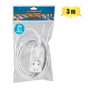 Extension-cord 3m 1 x 16a & 1xshuko Zenith
