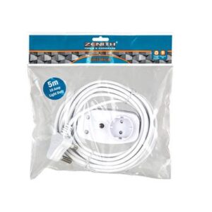 Extension-cord 5m 1 x 16a & 1xshuko Zenith