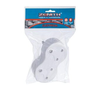 Plug-adaptor 2 x 16a & Safe-shut Wavy Zenith