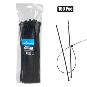 Cable-ties 4.8 x 300mm Black 100's Bulk