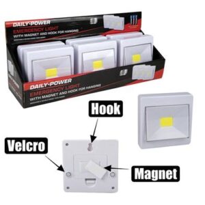 Daily Power Torches Light Emergency Cob Touch (3xaaa)