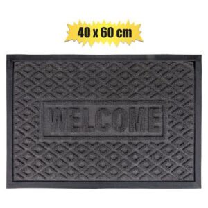 Doormat Embos Pp/rubber Back Ast 40 x 60cm