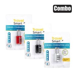 Travel Smart Padlock Combo Reset Colour – Assorted