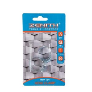 Hoseclamp Worm-dr Galv 14-25mmx 2 Zenith