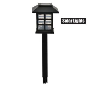 Roots & Shoots Solar Garden Lantern-spike