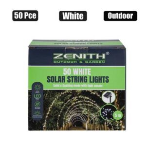 Roots & Shoots Solar Garden Light String White 50's
