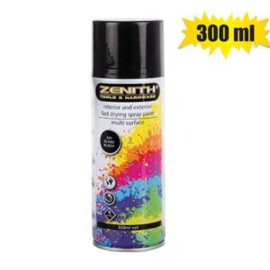 Spray-paint Zenith 300ml Net Gl-black