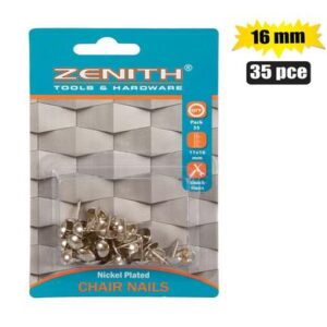 Zenith Tools & Hardware Nails Chair 11 x 16mm Nickl-plastic 35-piece
