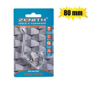 Zenith Tools & Hardware Hook Cp Hat & Coat 80mm
