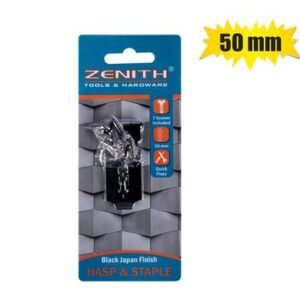 Hasp & Staple Bj Safety & Screw 50mm Zenith
