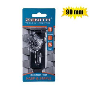 Hasp & Staple Bj Safety & Screw 90mm Zenith