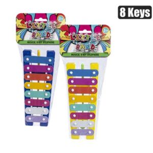 Little Band Musical Percussion Xylophone 8 Key Assorted