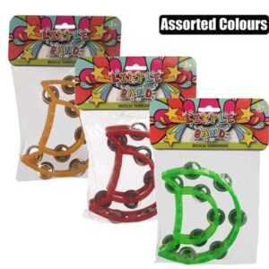 Little Band Musical Percussion Tambourine Plastic 15 x 12cm