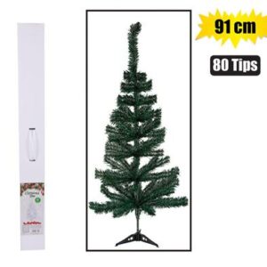 Christmas Tree 91cm Green (80 Tips) Boxed