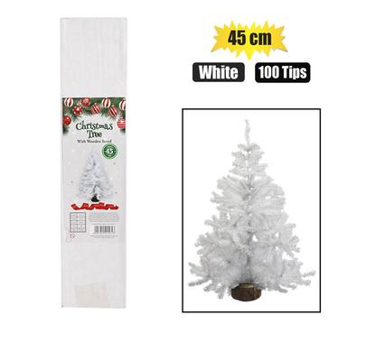 Christmas Tree 45cm Wooden Stand