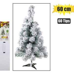 Christmas Tree 60cm Green (60 Tips) with Snow