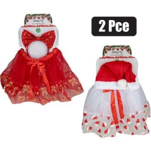 Christmas Dress Up Tutu 2-piece Assorted