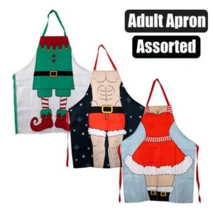 Christmas Dress Up Adult Apron Assorted